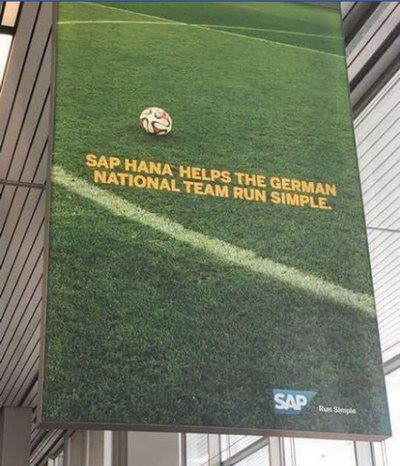 SAP hana helps the german national team run simple
