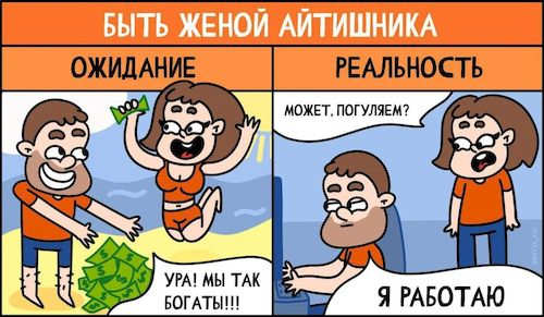Быть женой айтишника